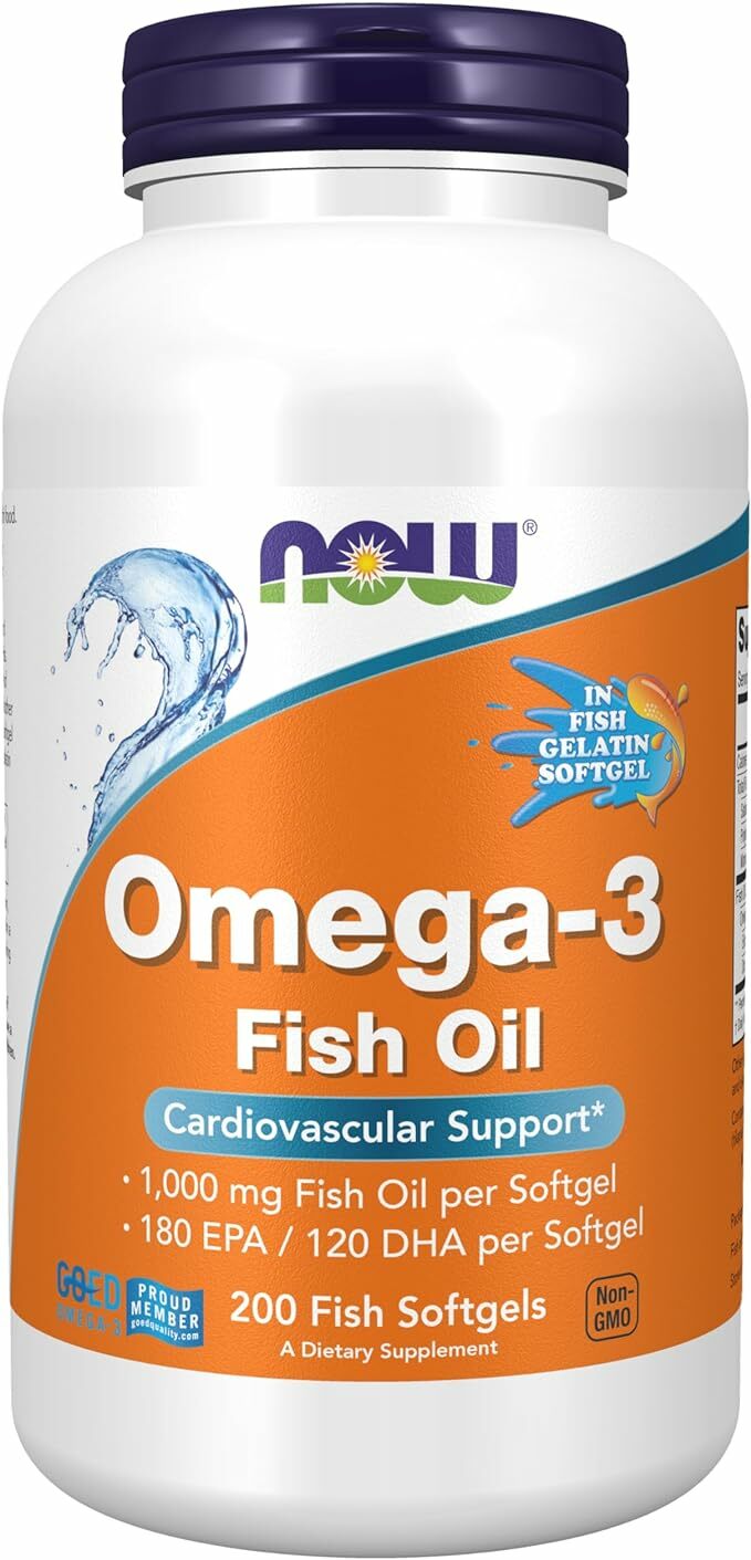 NOW Foods Omega3 Fish Oil 180 EPA120 DHA (200粒軟凝膠 )