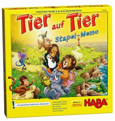 動物疊疊樂-堆疊記憶(HABA德國桌遊-Tier auf Tier)