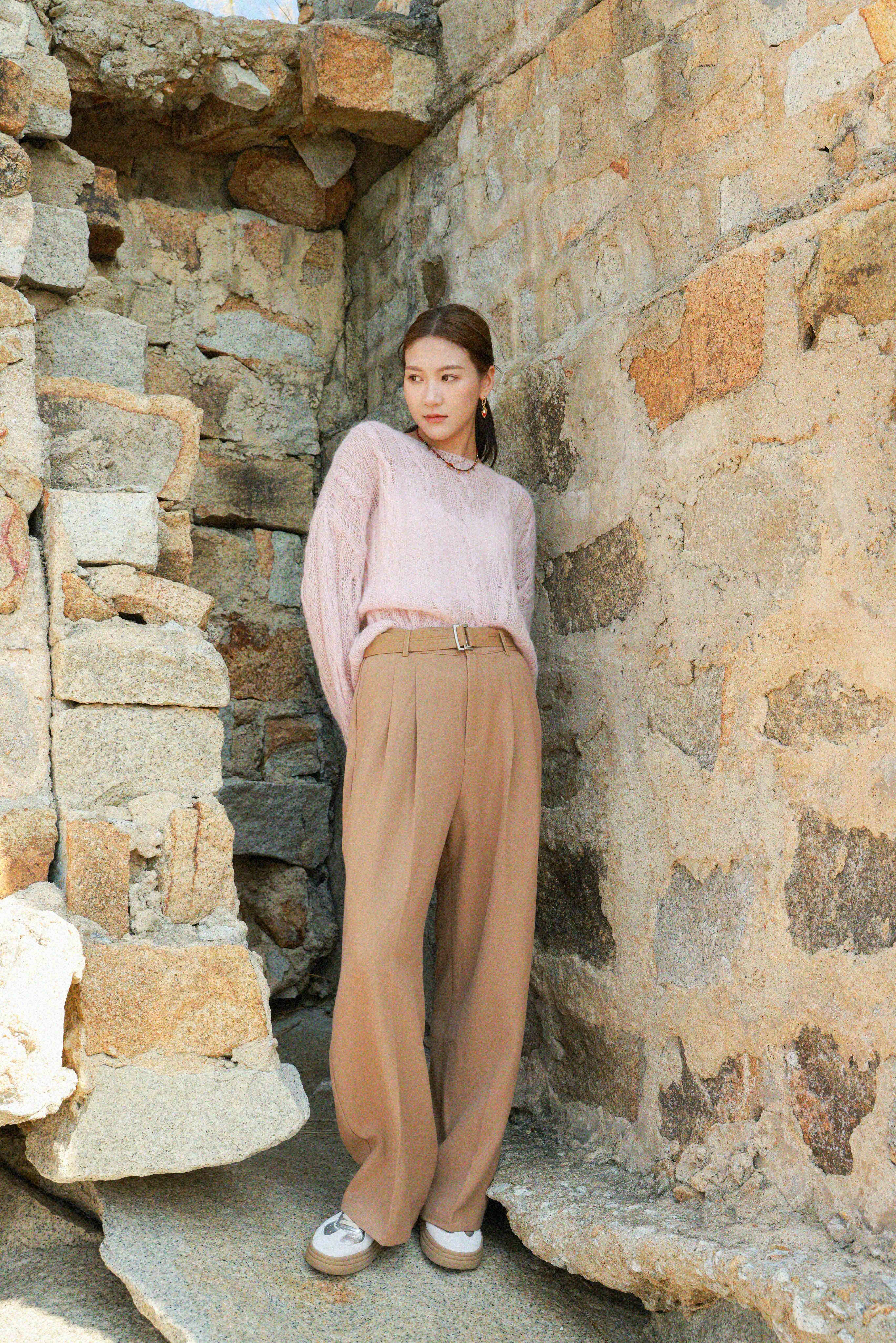 扭紋疏窿morhair冷衫（現貨款式）