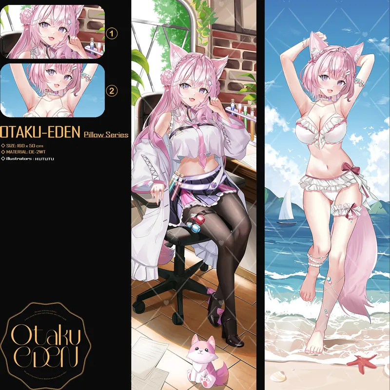 「同人代購」FF42 博衣こより Hakui Koyori <Swimsuit VER> 等身抱枕---[HUTUTU]