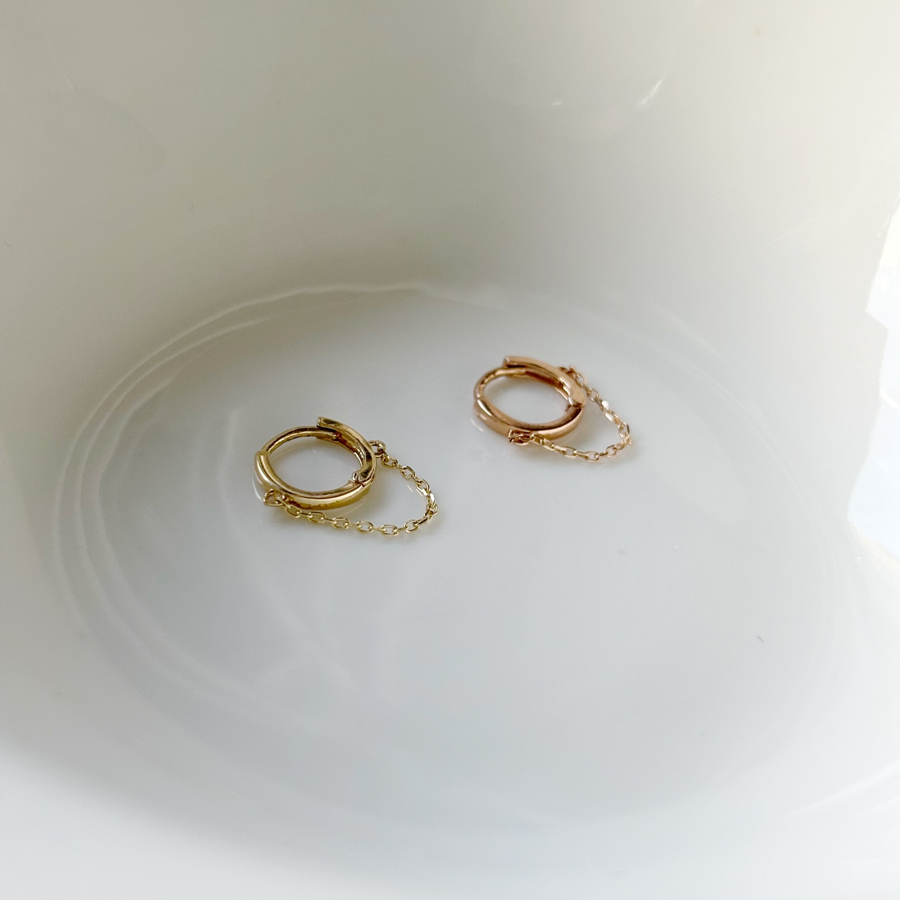 14k小鏈子耳骨圈