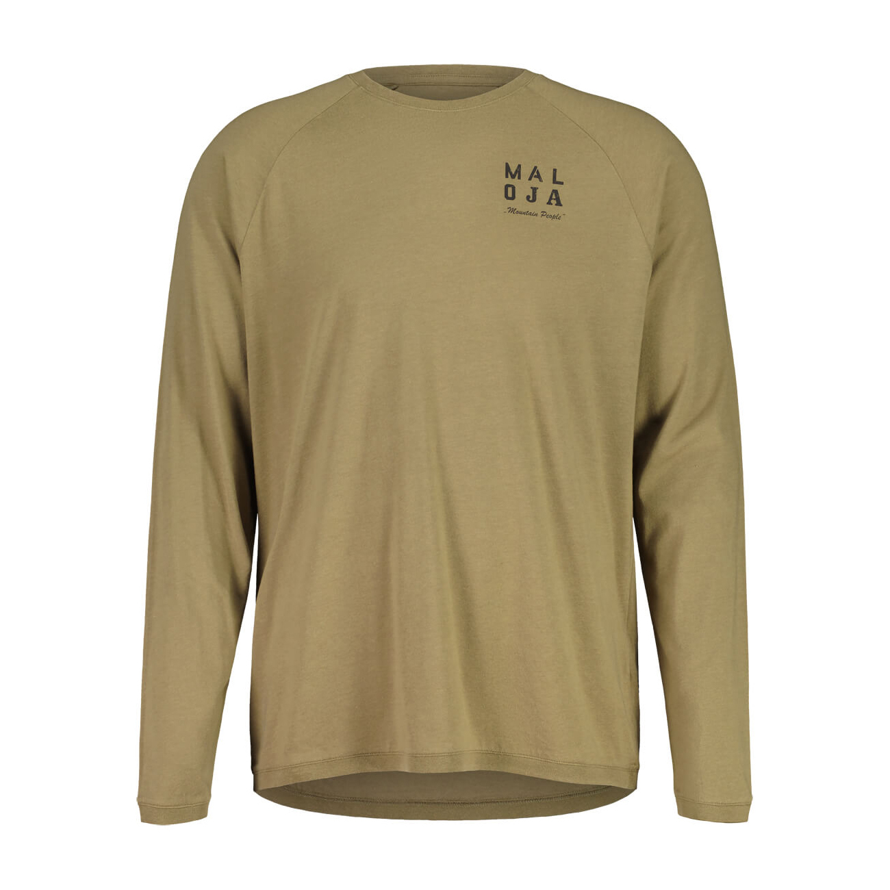 【MALOJA】男圓領排汗長袖上衣 / 23MA36263-[午夜藍、橡木綠]