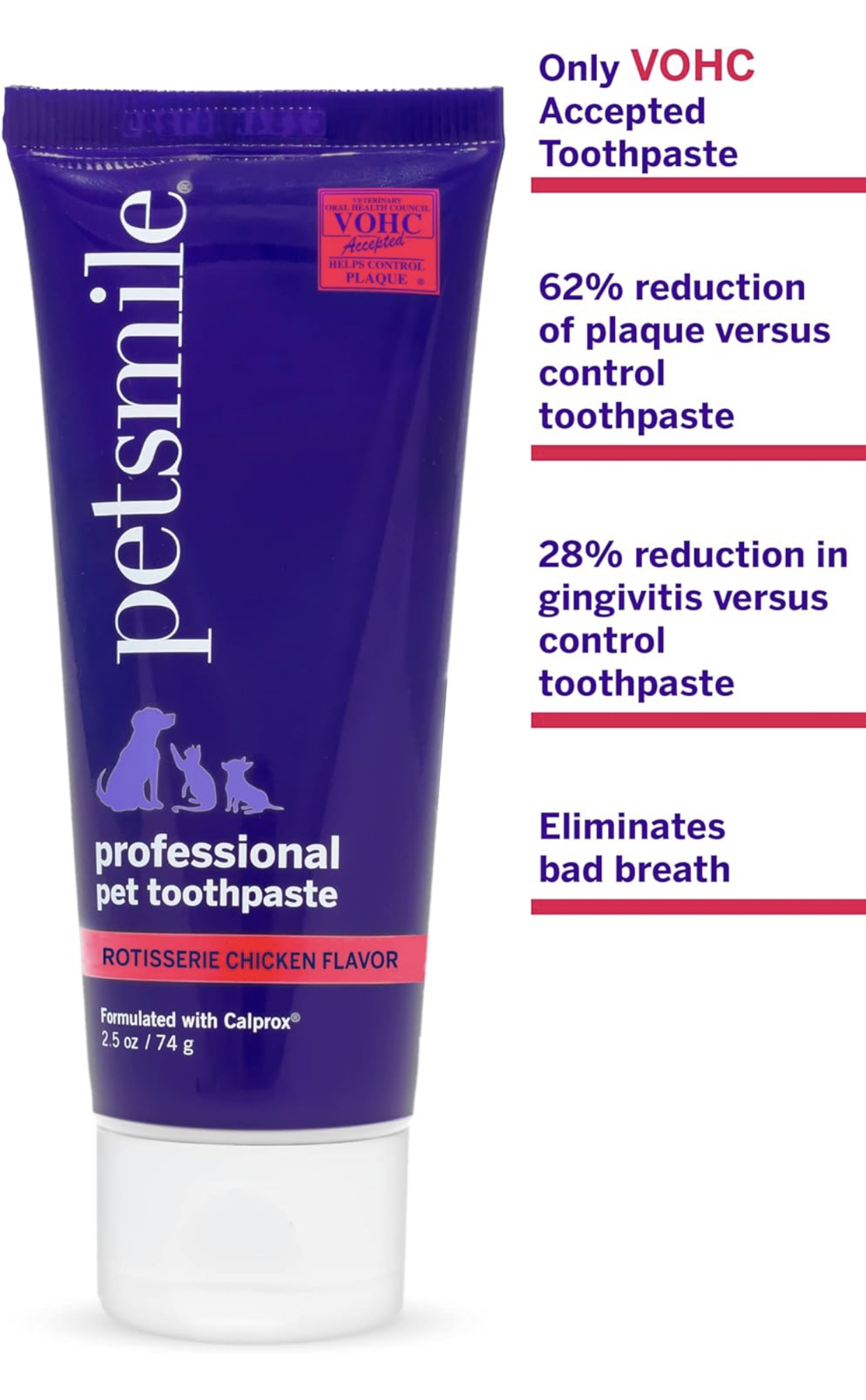 Petsmile 寵物牙膏 (雞肉味）2.5oz