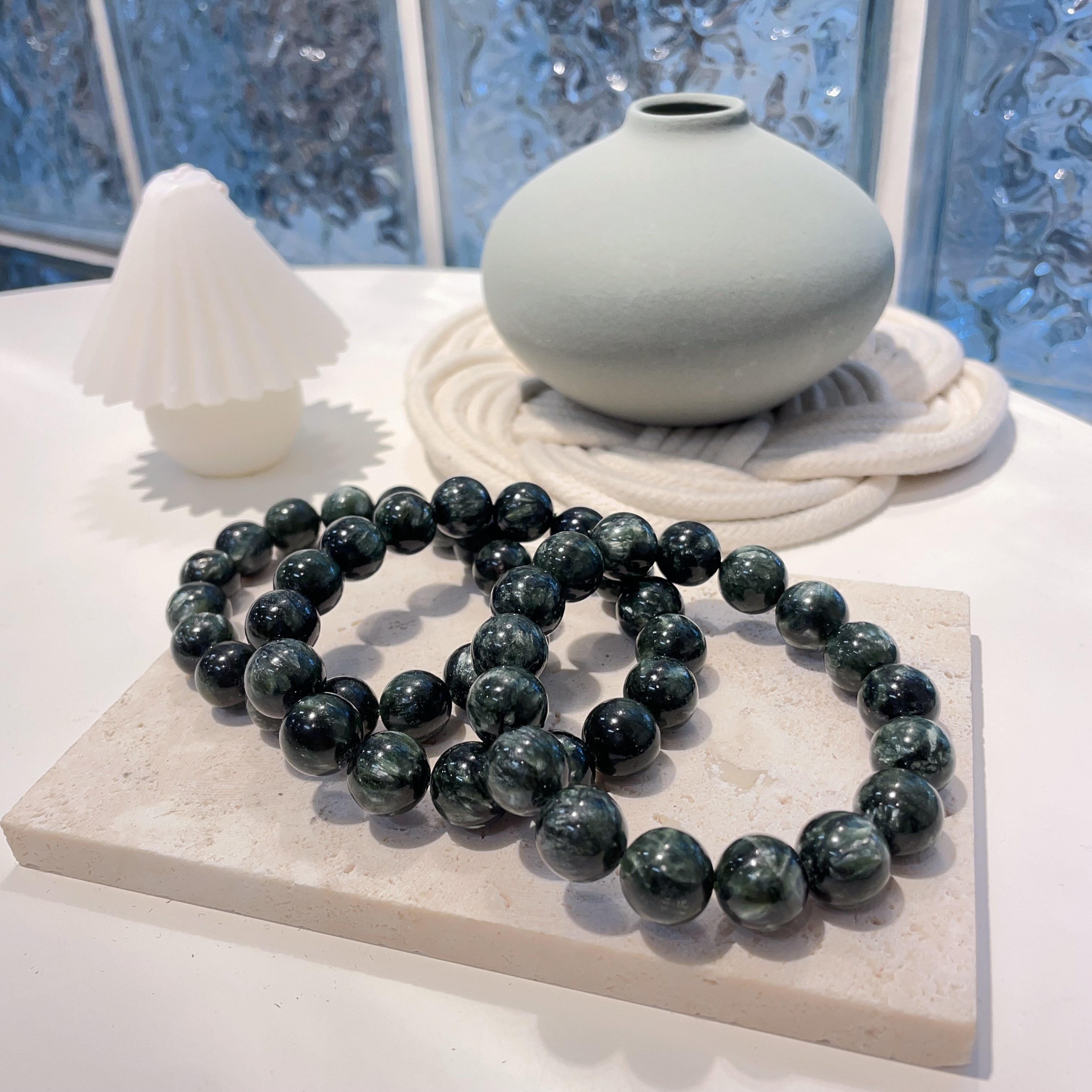 綠龍晶手串 12mm