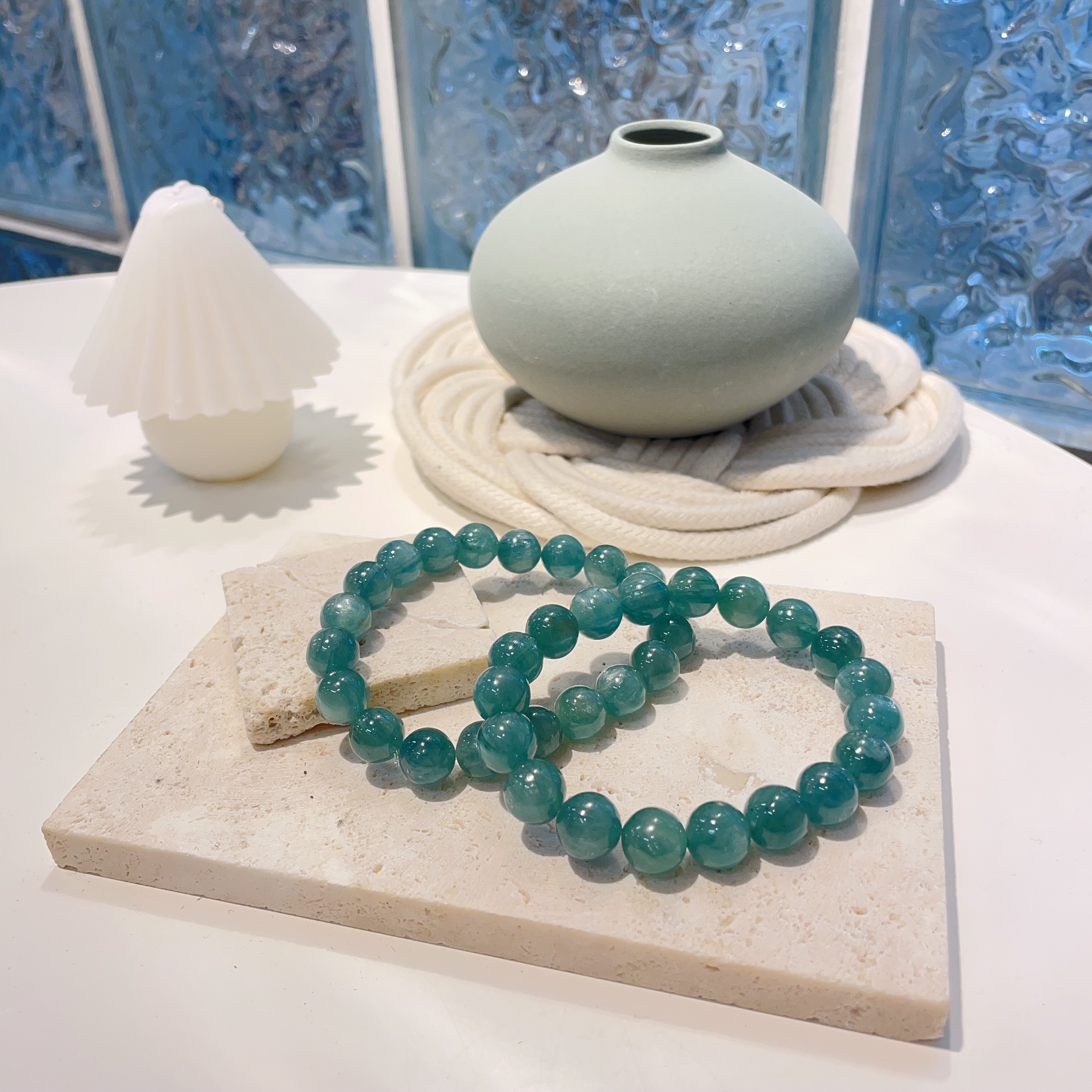 綠晶石手串 10mm