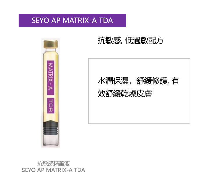 SEYO AP MATRIX-A TDA 抗敏感精華液 (1盒6支× 1.2ml)  (預訂約3-4個星期)