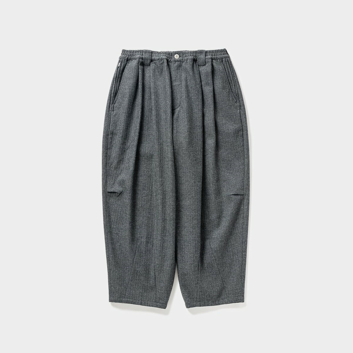 TIGHTBOOTH / WOOL HERRINGBONE BALLOON PANTS