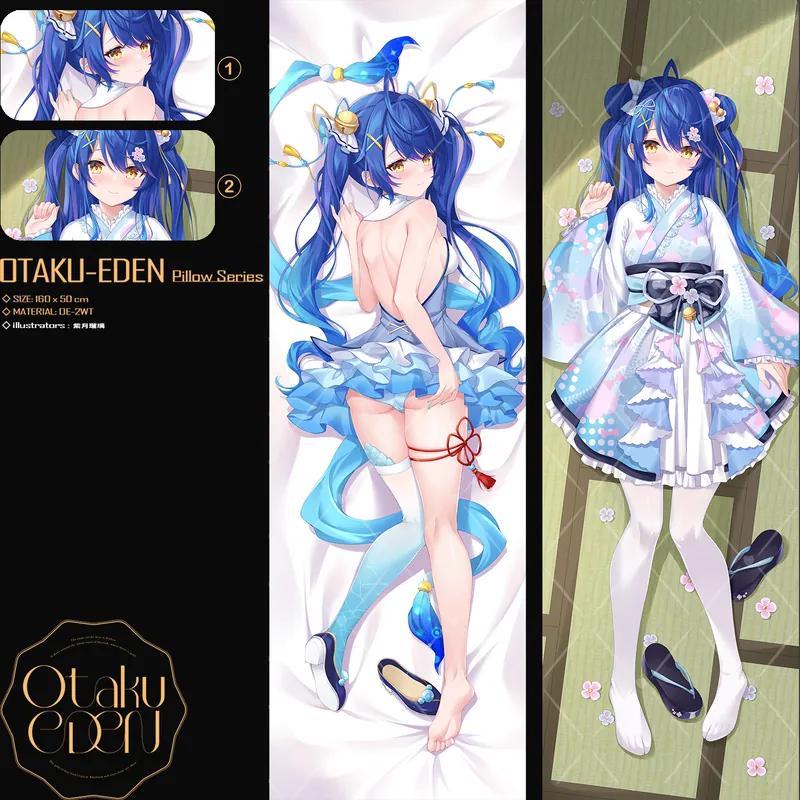 「ACG.GO」「同人代購」FF42 彩虹社 - 天宮こころ Amamiya Kokoro <Original SKIN VER.> 等身抱枕---[紫月瑠璃]