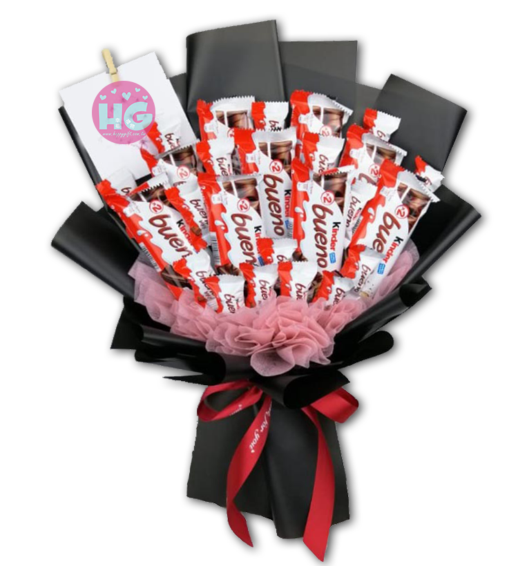 健達繽紛樂巧克力花束,桃園花店,桃園婚禮小物,桃園幸福禮物花店