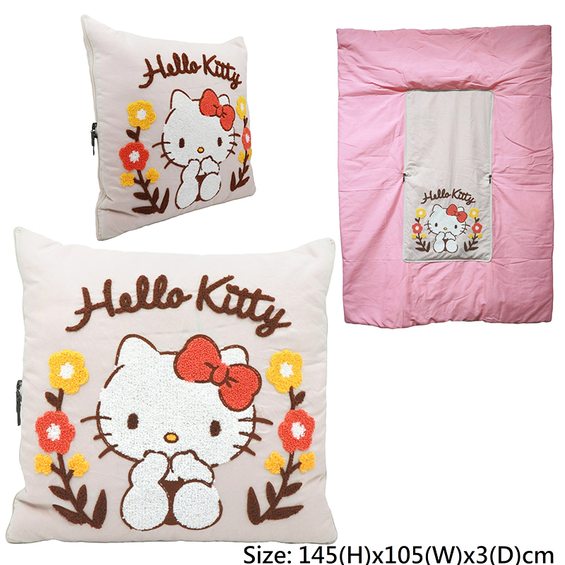 Hello kitty hot sale pillow blanket