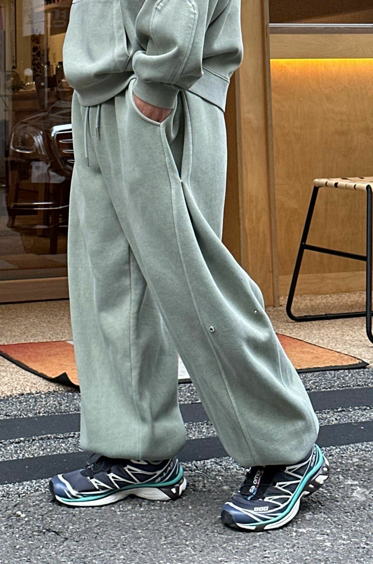 淨色棉質束腳運動褲 PEPPER-002P