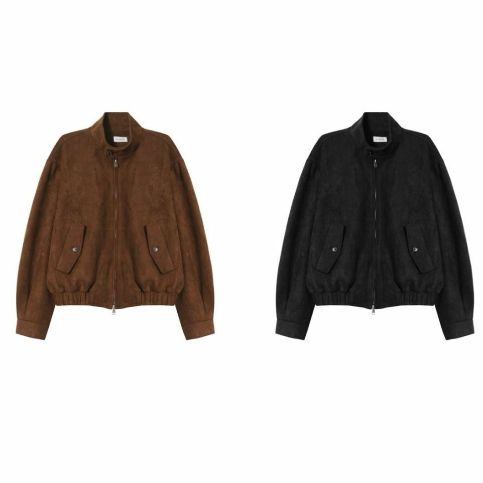 企領拉鍊猄皮褸 RAYGUN-008JK