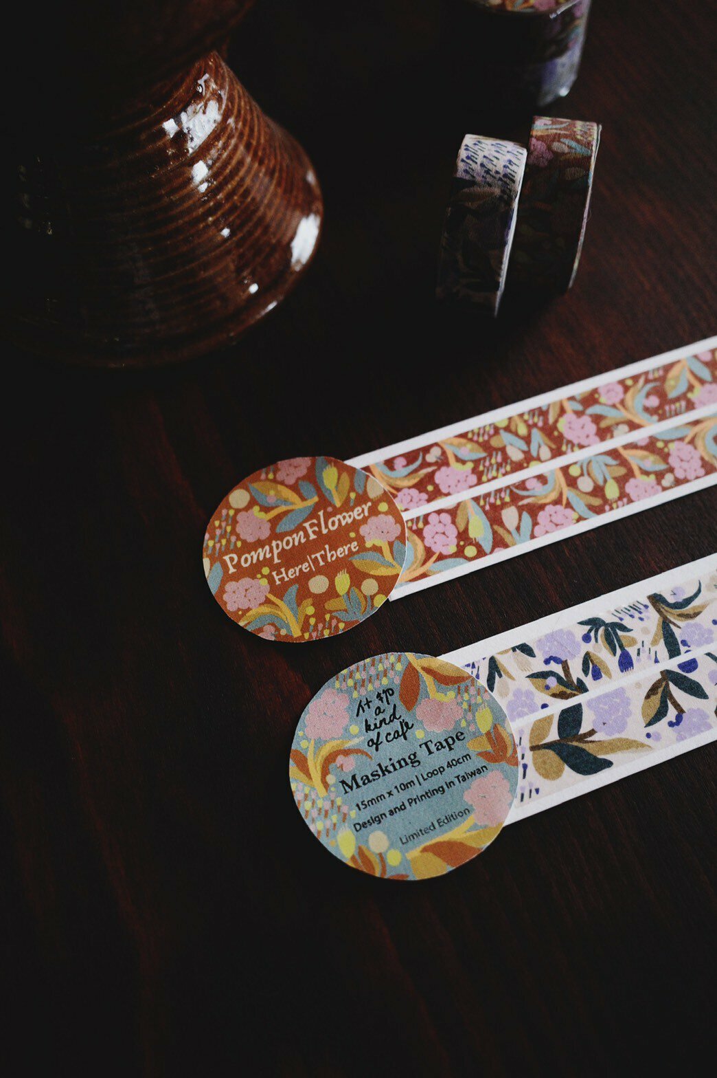 篷篷花 2入組 和紙膠帶｜什物 A KIND OF CAFE