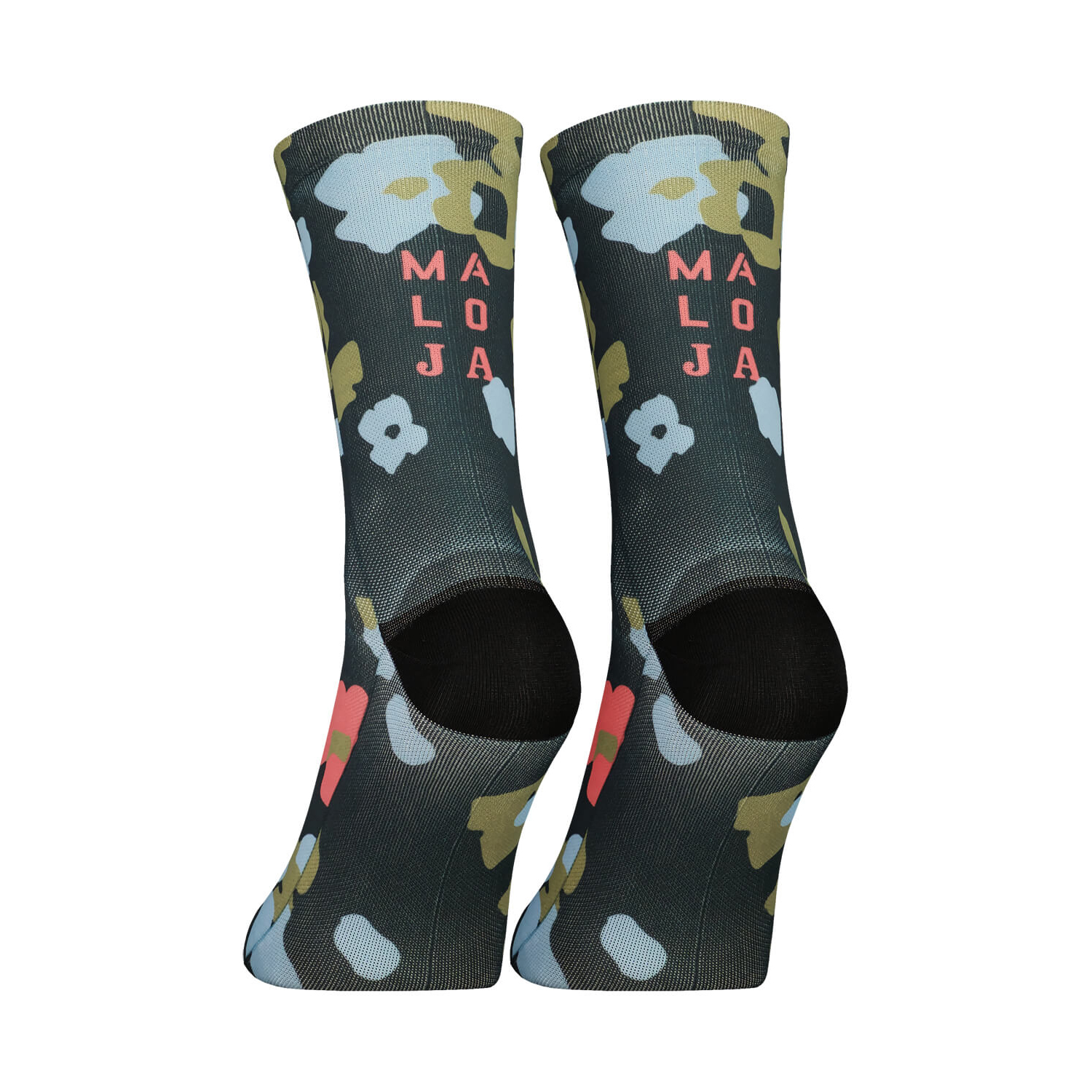 【MALOJA】快乾排汗透氣機能型中筒襪 / 23MA36313-[花朵綠、雪花白、山岳綠]