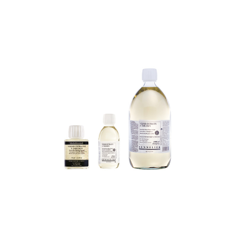 法國 SENNELIER 申內利爾 丹瑪畫面保護凡尼斯75ml 250ml 1L