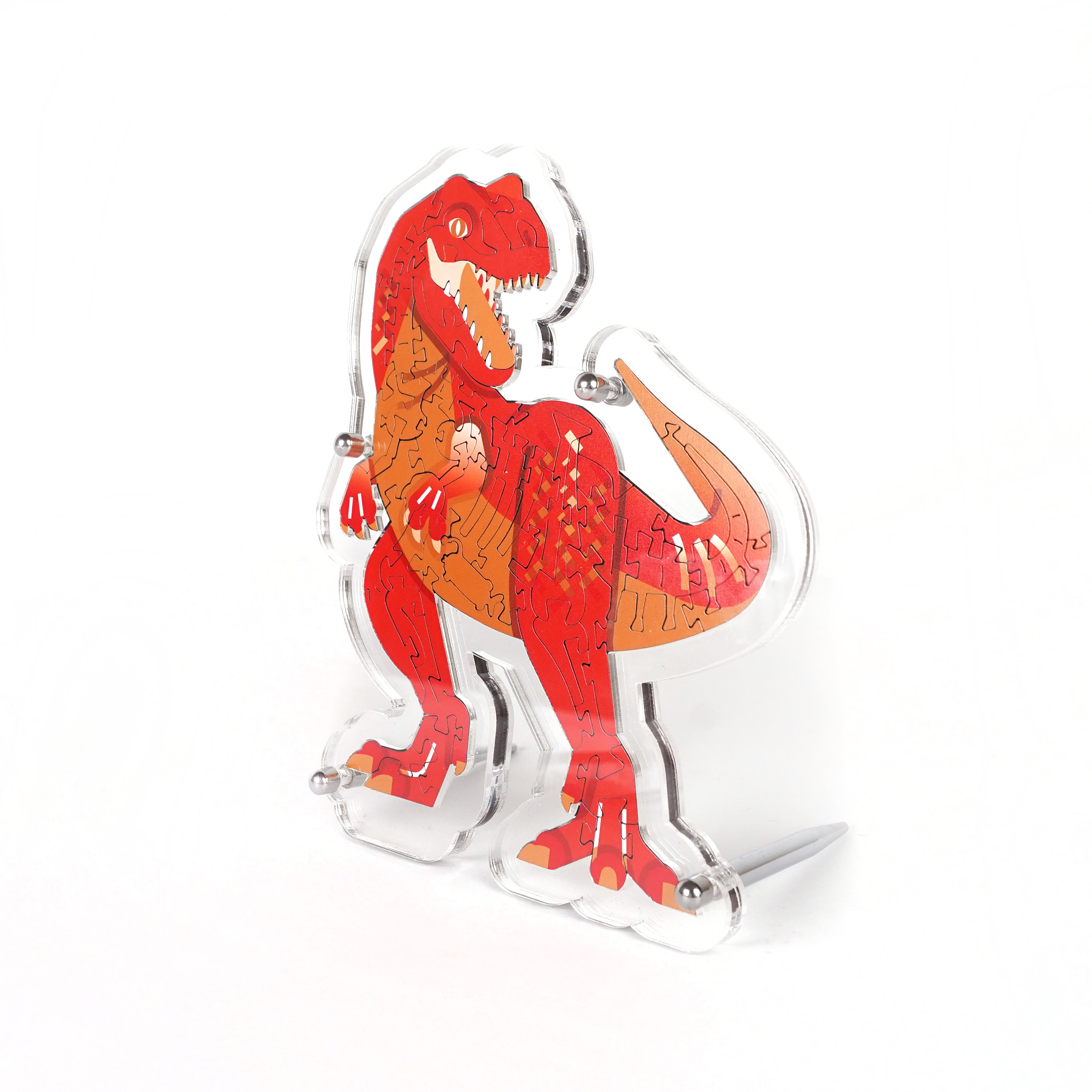 白堊紀恐龍-透明專用框