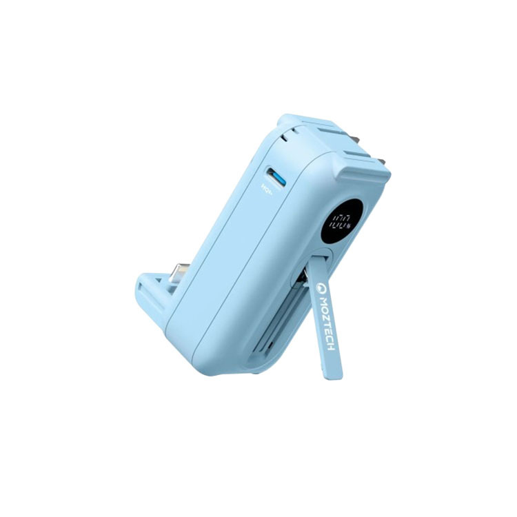 【MOZTECH ®】太空艙 輕巧多功能口袋行動電源 七色