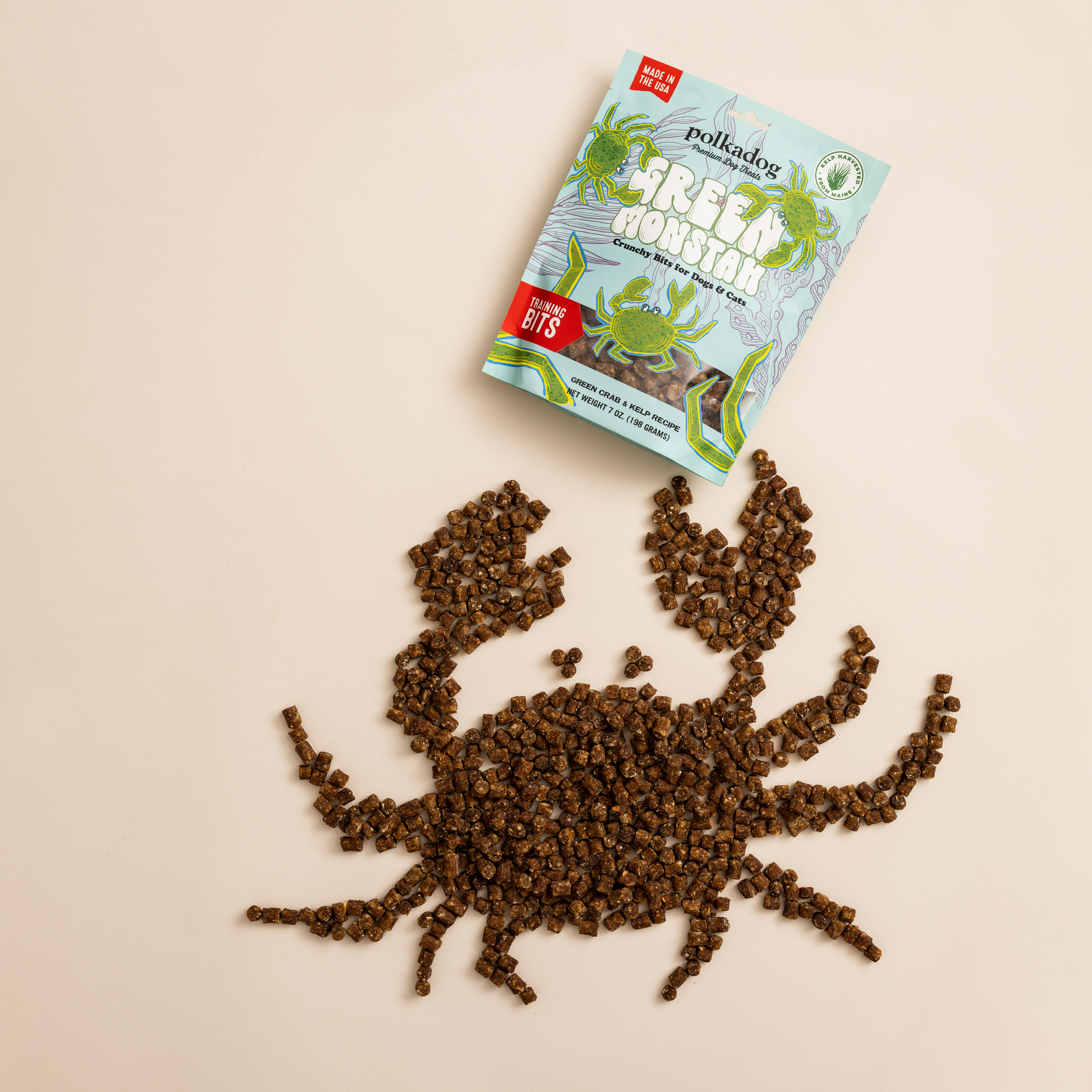 美國Polkadog｜綠怪小蟹丁（犬貓皆宜）