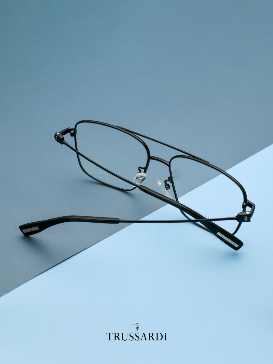 Trussardi 意大利個性飛行員款方框男士眼镜VTR425F｜幸子眼鏡