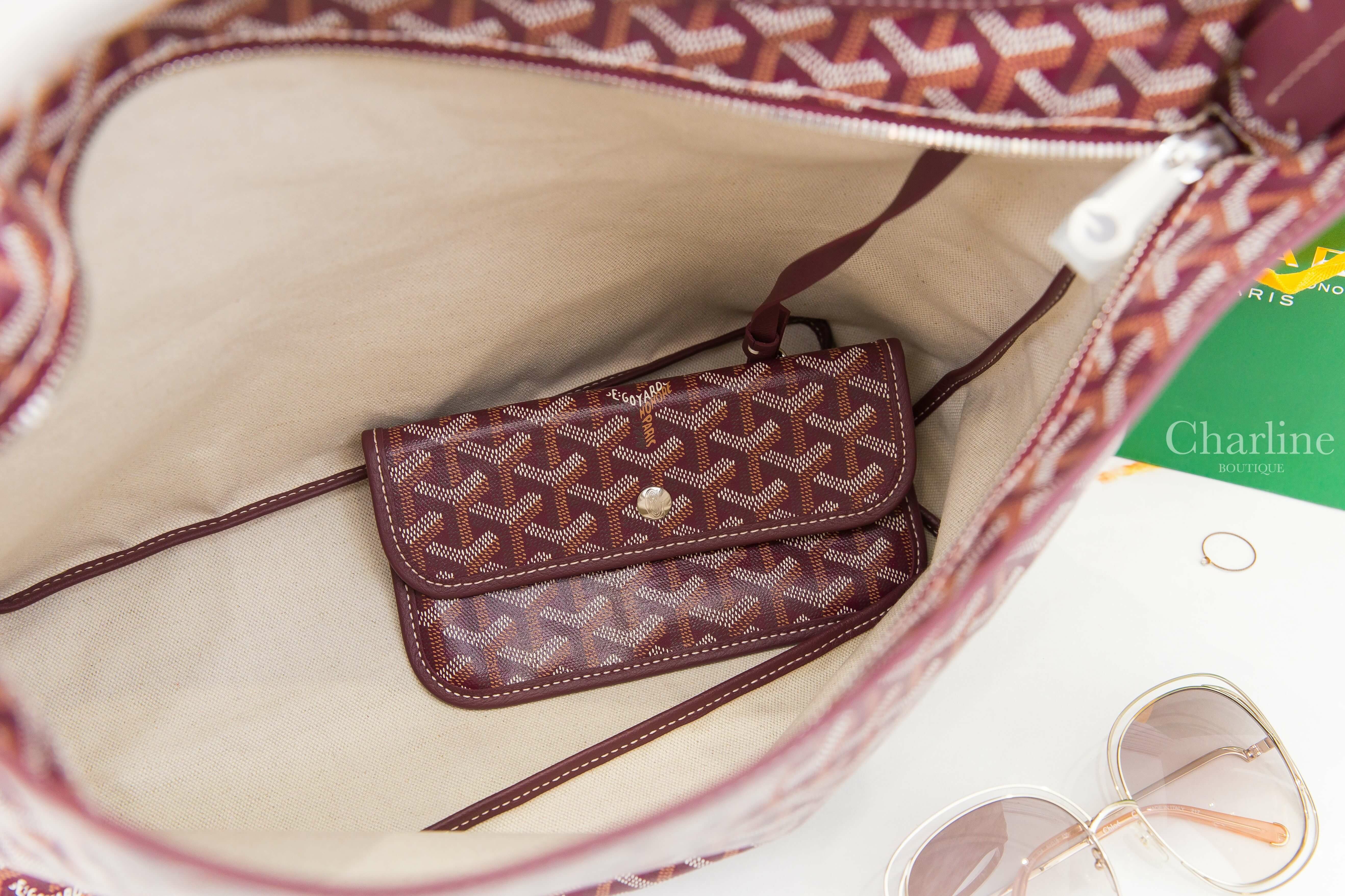 Goyard Bohème Hobo Bag 勃根地酒紅色手提肩背包-Charline Boutique 精品代購