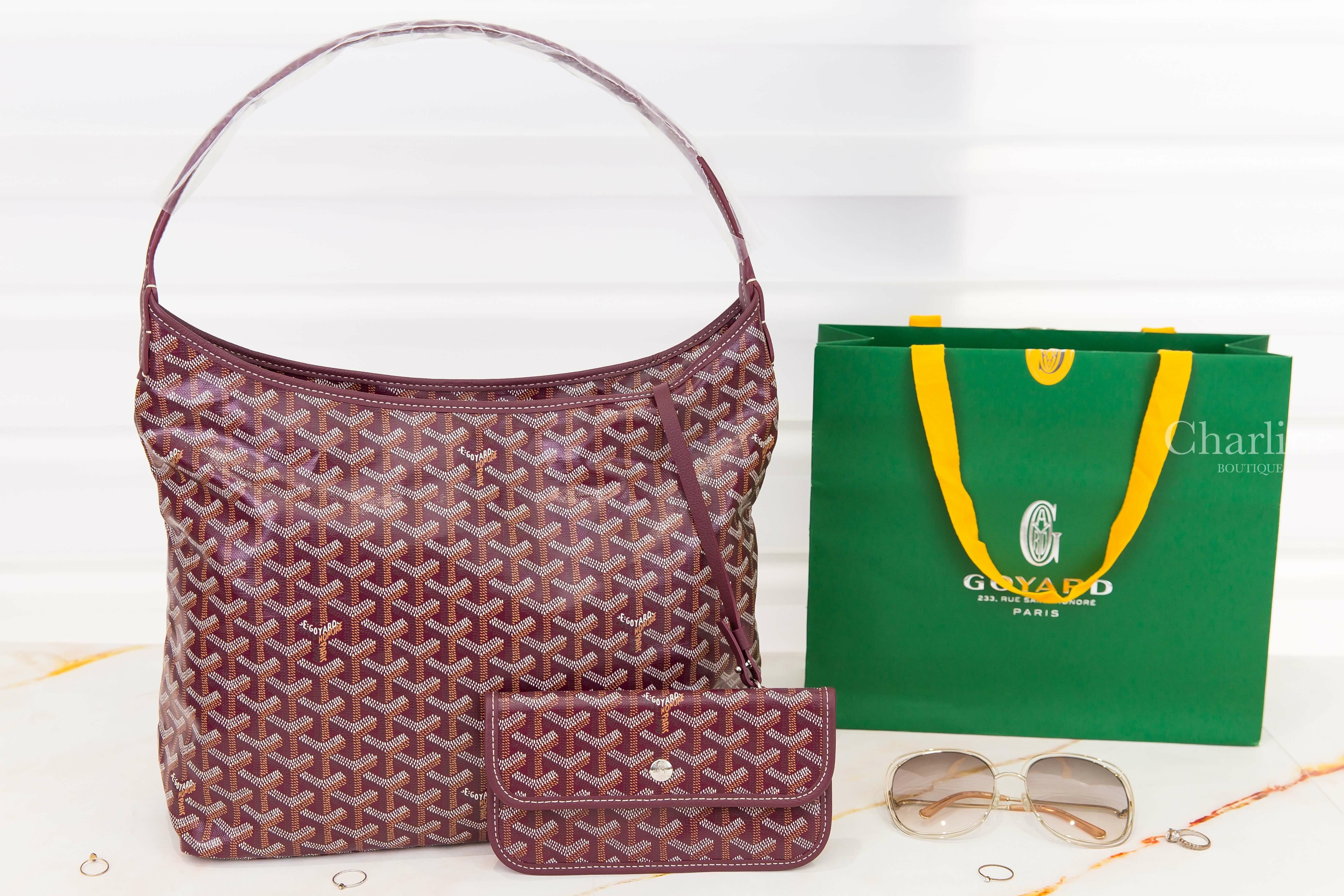 Goyard Bohème Hobo Bag 勃根地酒紅色手提肩背包-Charline Boutique 精品代購