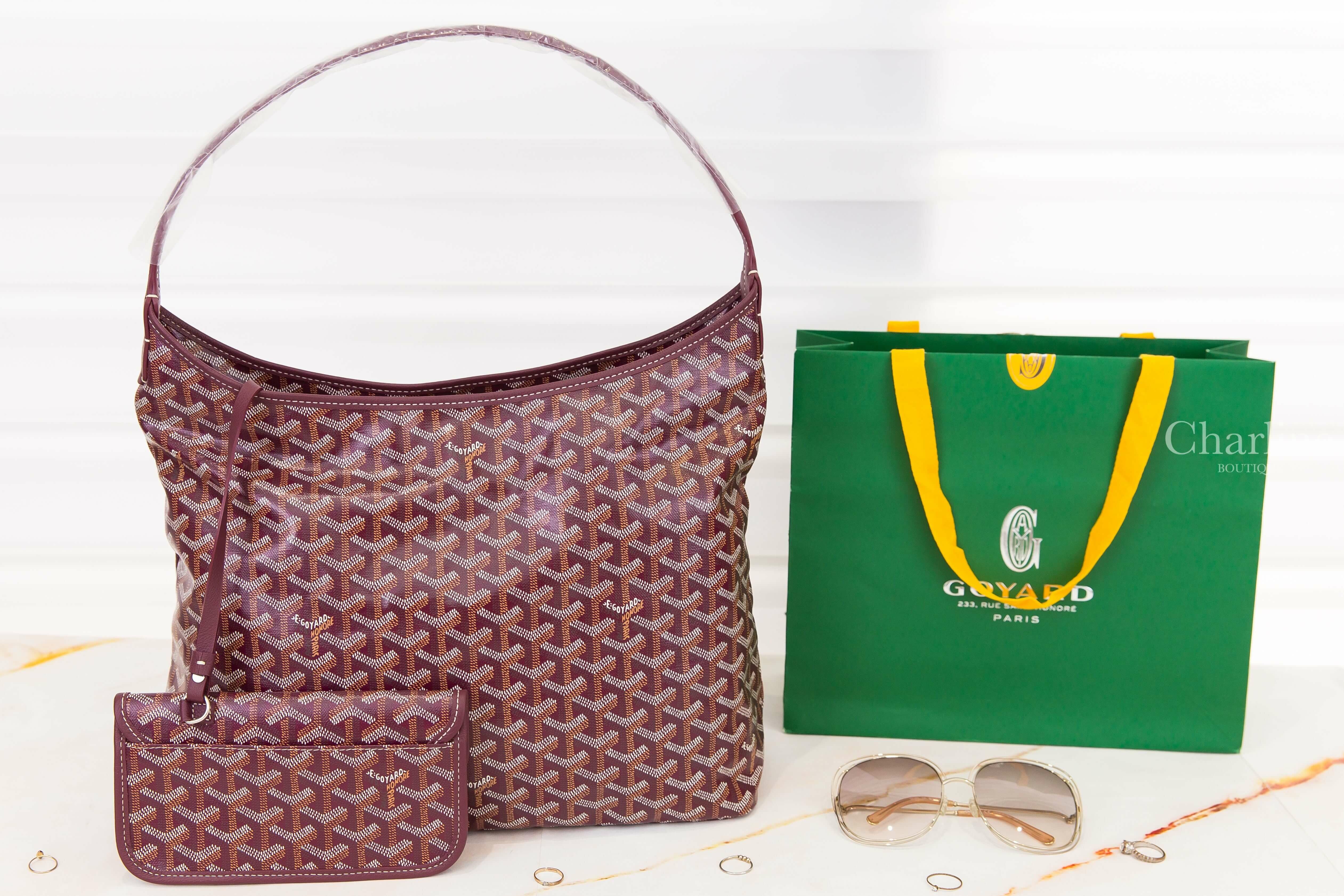 Goyard Bohème Hobo Bag 勃根地酒紅色手提肩背包-Charline Boutique 精品代購