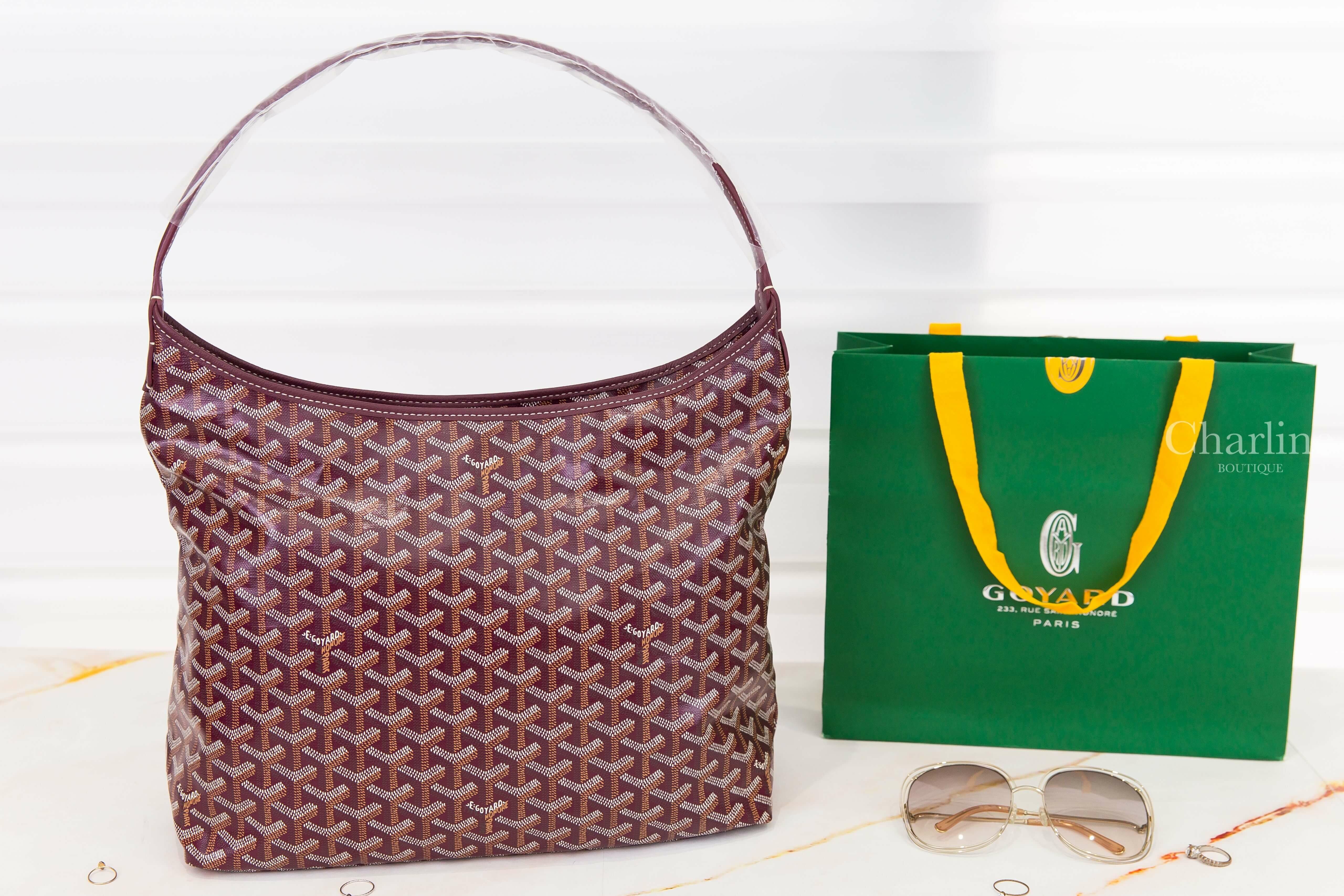 Goyard Bohème Hobo Bag 勃根地酒紅色手提肩背包-Charline Boutique 精品代購