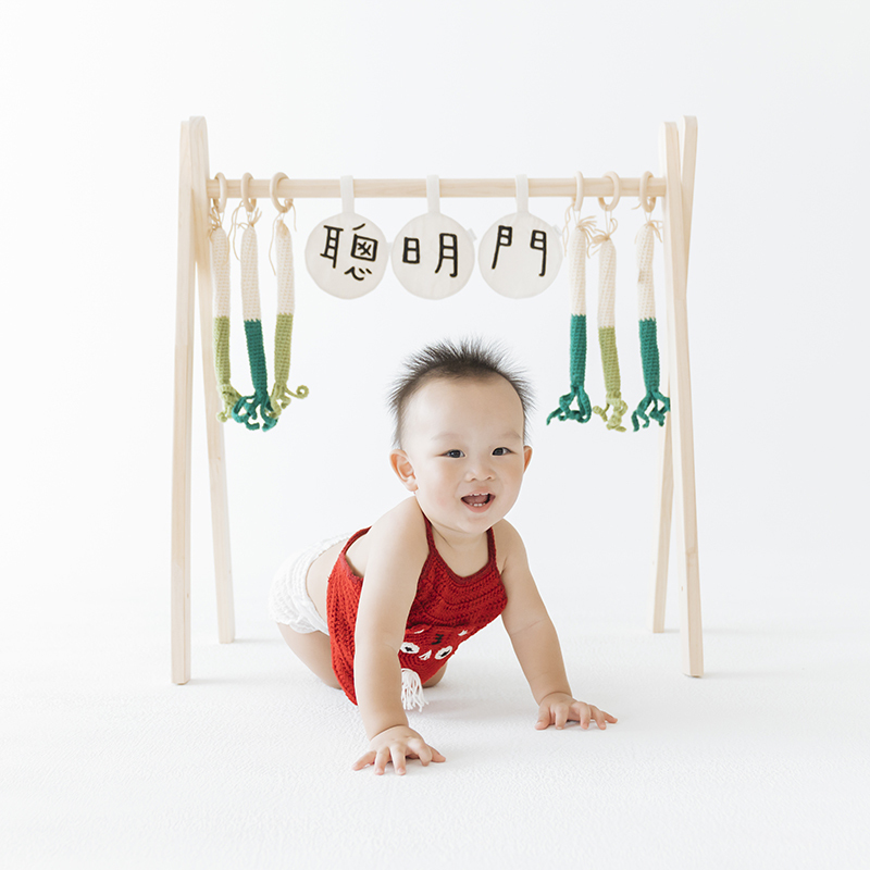 【租借】手作針織聰明門 | 抓周道具