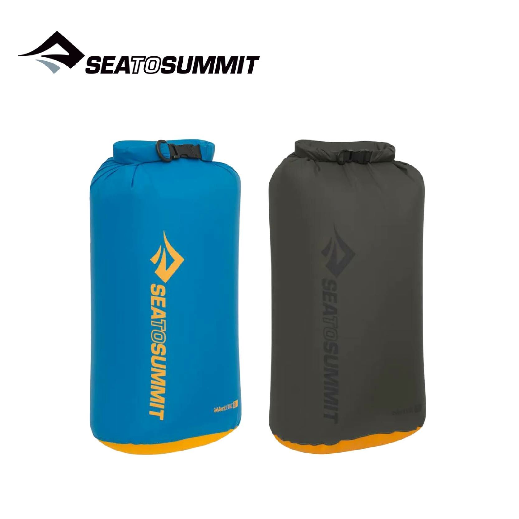 Sea to Summit 澳洲 70DeVent防水透氣收納袋-背環20L(藍/灰)旅行防水袋 70STS12031