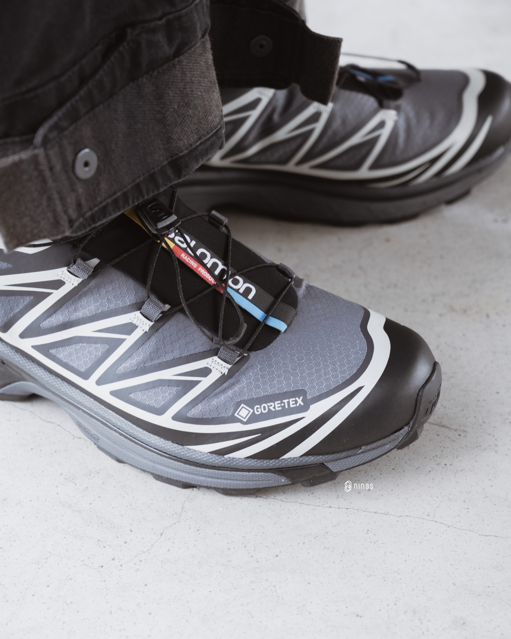 SALOMON XT-6 GORE-TEX 月球岩灰416635