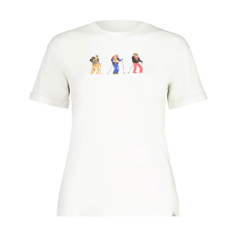 【MALOJA】女純棉短袖上衣 / 23MA36408-[冰川米白 兩款可選]