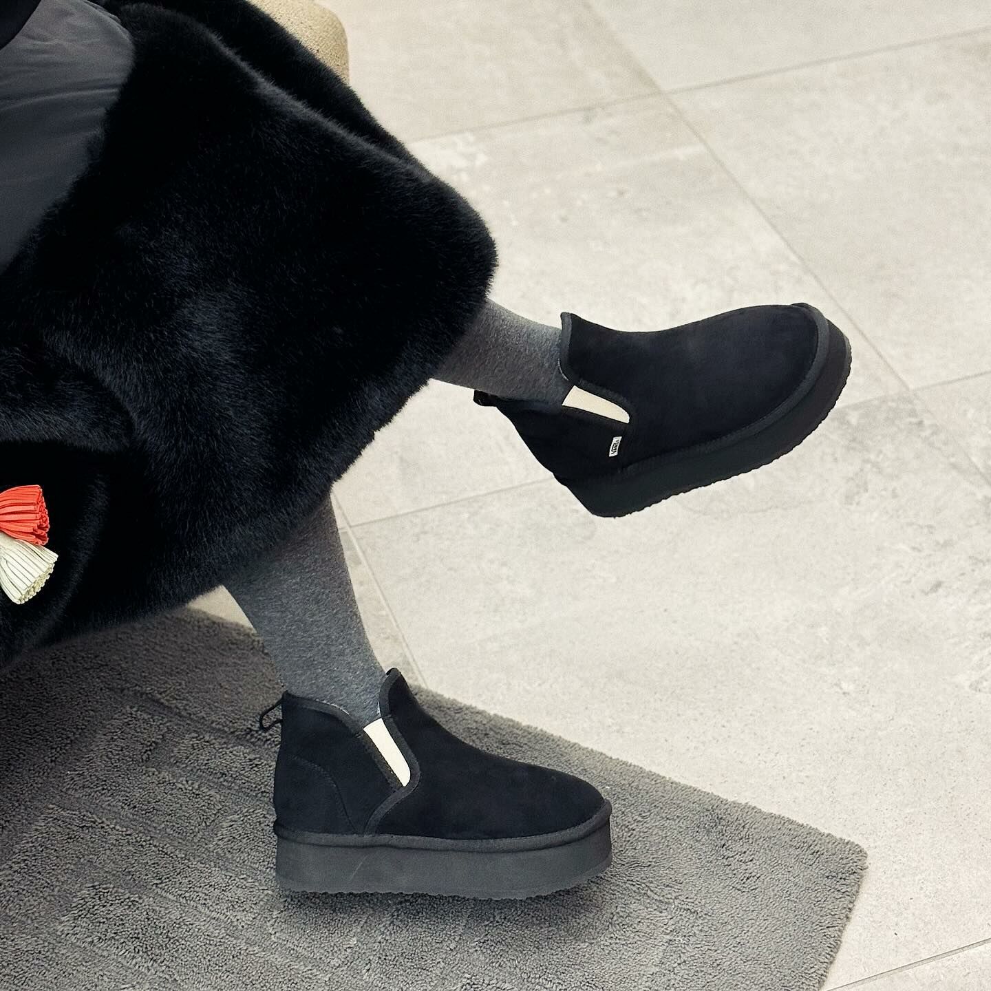 Vans Slip On Mid B 駝色 黑色 麂皮 靴子 雪靴 6630140002 6630140001