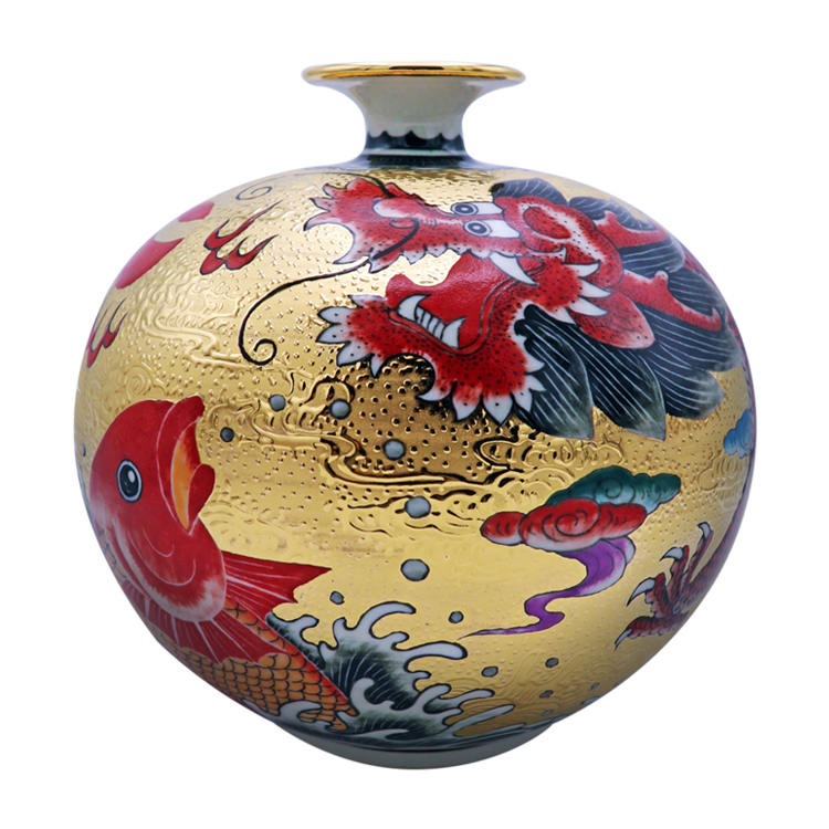 G1金彩祥龍天球瓶