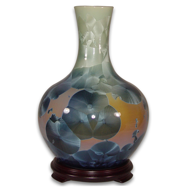 居家開運擺飾~結晶釉天球