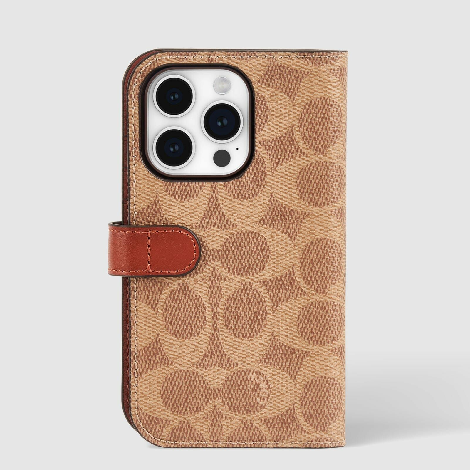 Coach Folio Case for iPhone 15 Pro Max - Signature C Ch