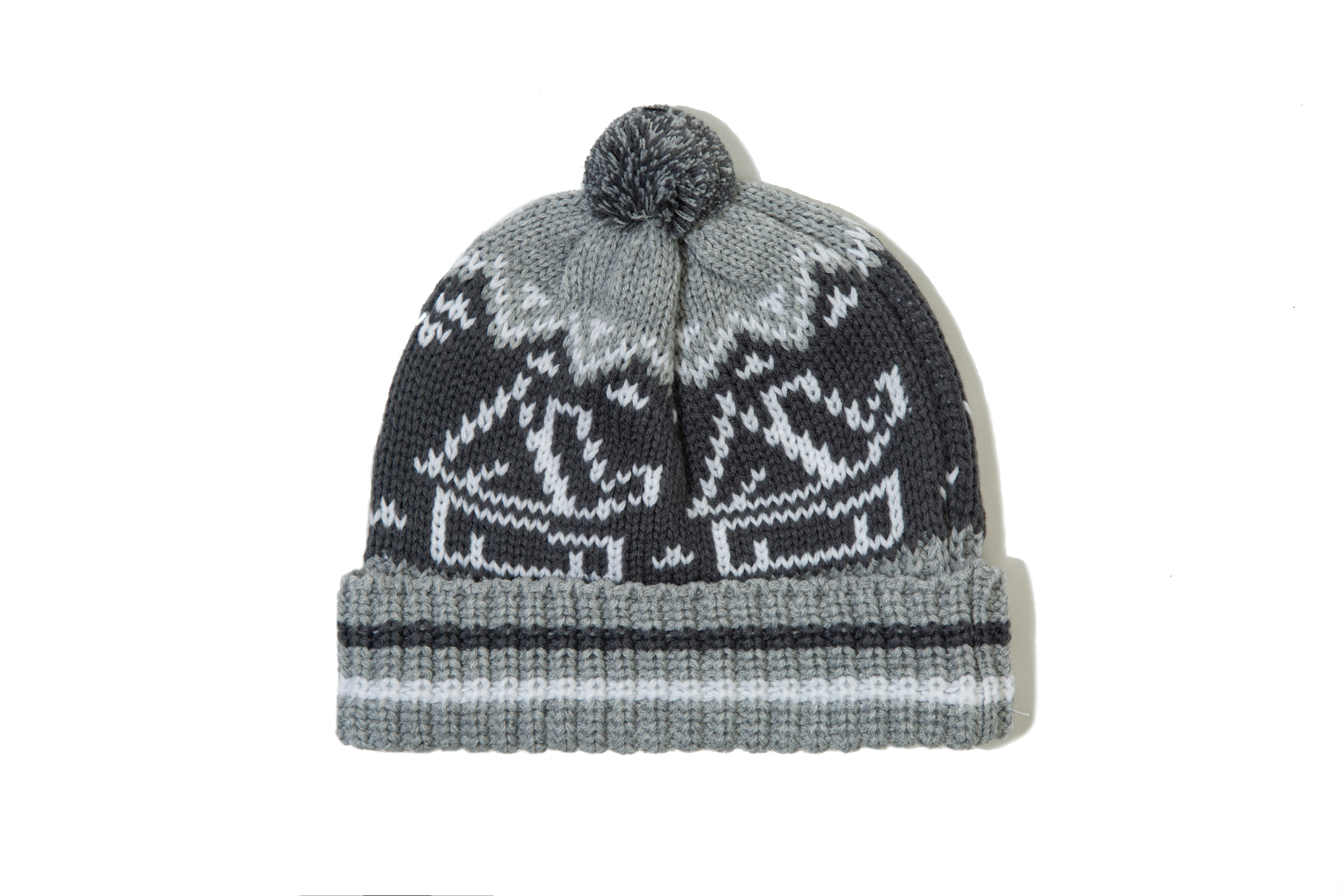 DeMarcoLab "SOUVENIR POM BEANIE" (L.GREY)