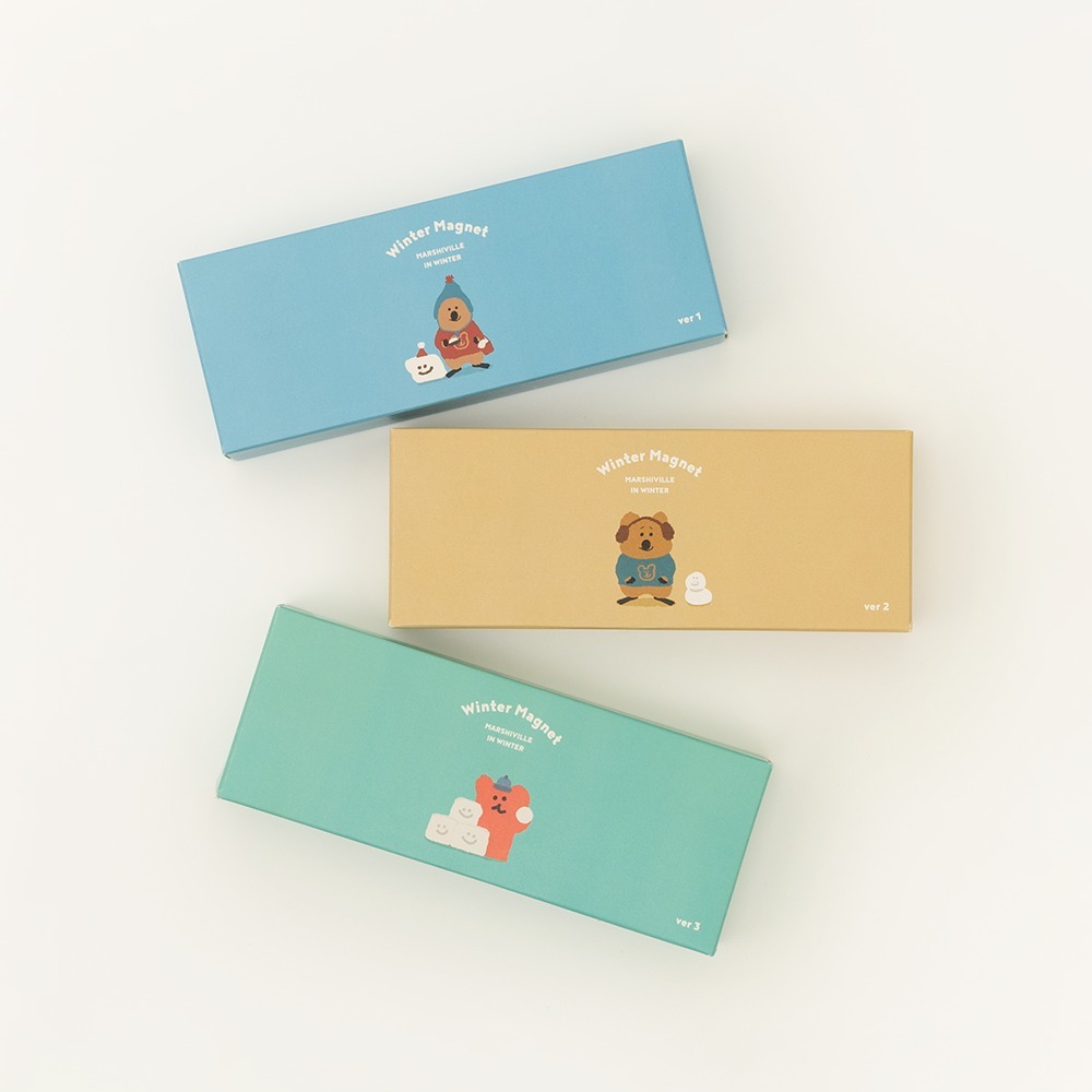 【Dinotaeng】Winter Magnet 冬季磁鐵組 ( 三款 )