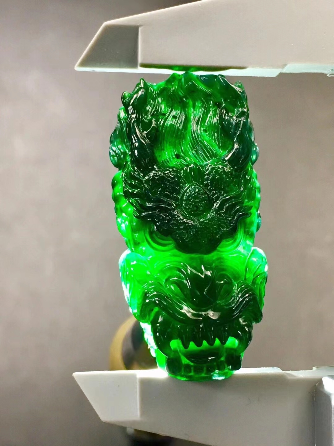 墨翠龍頭霸業,天然翡翠A玉, 緬甸玉, Jade, Jadeite