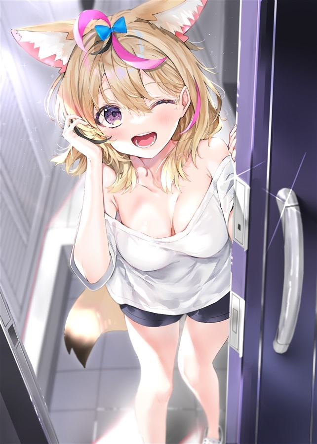 C103「同人代購」たかののけんぶつ - お出迎えポルカちゃん タペストリー