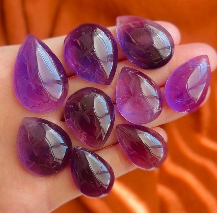 [原石] 紫水晶 水晶墜面