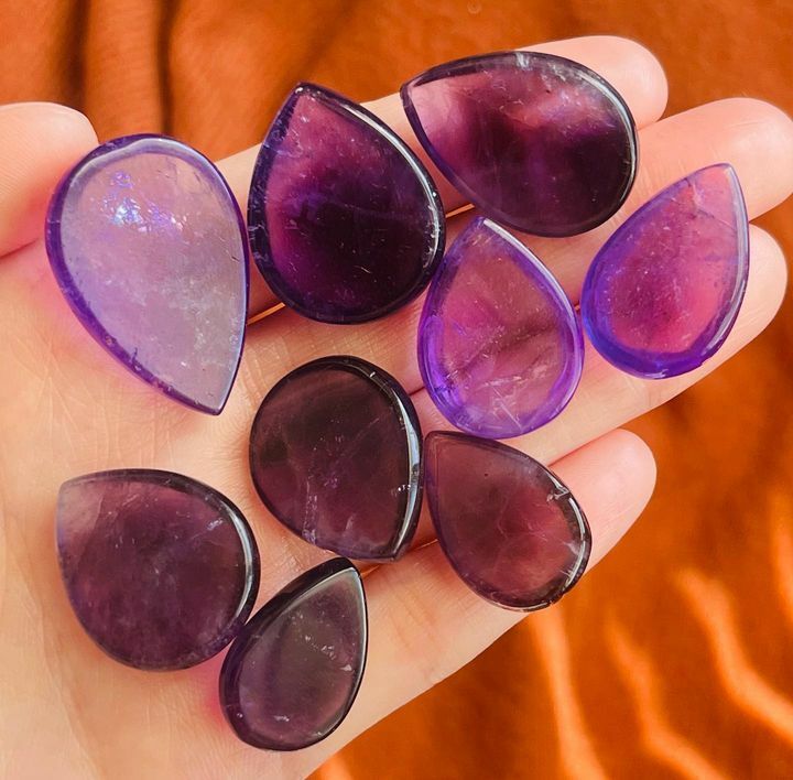 [原石] 紫水晶 水晶墜面