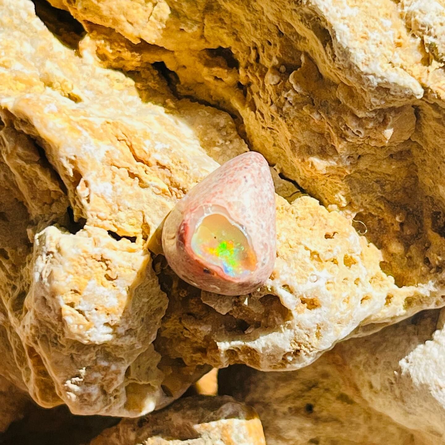 [原石] 墨西哥火蛋白石