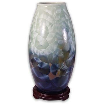 居家開運結晶釉花瓶~13.5寸橄欖瓶