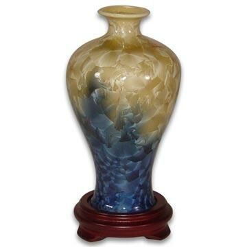 居家開運擺飾~結晶釉小梅瓶