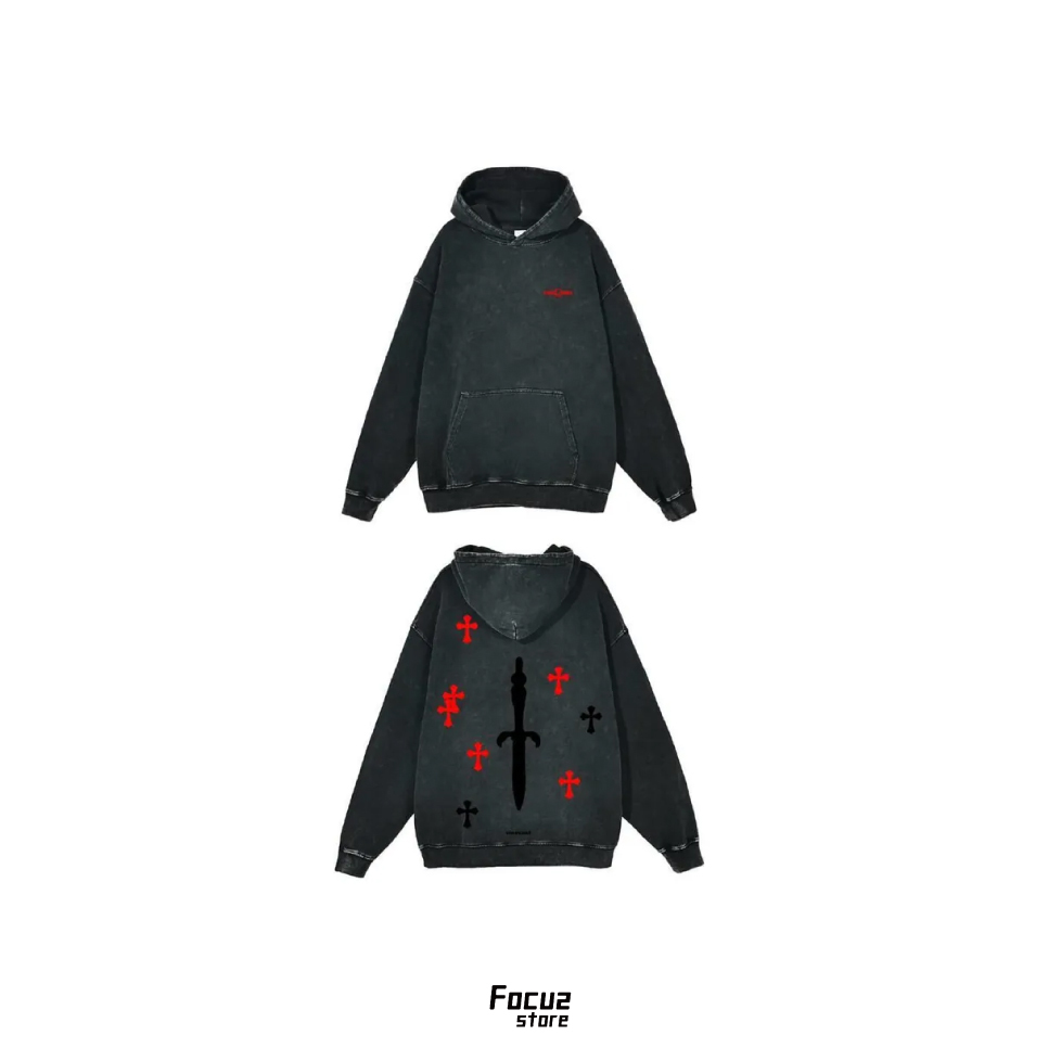 【Focus Store】現貨秒發 LoneOnes X VINAVAST Hoodie "Fight Your Dream" Red/Black 紅黑 帽T