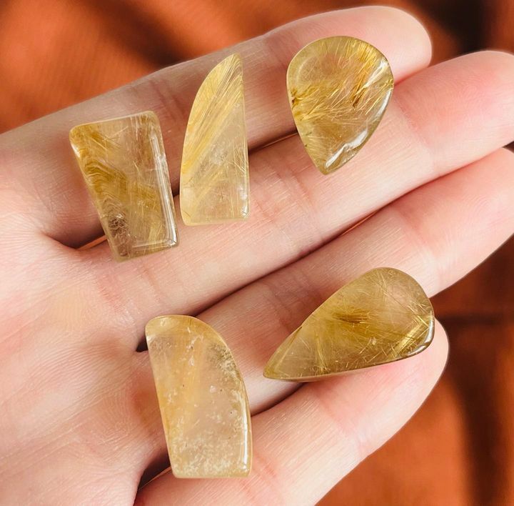 [原石] 鈦髮晶 水晶蛋面