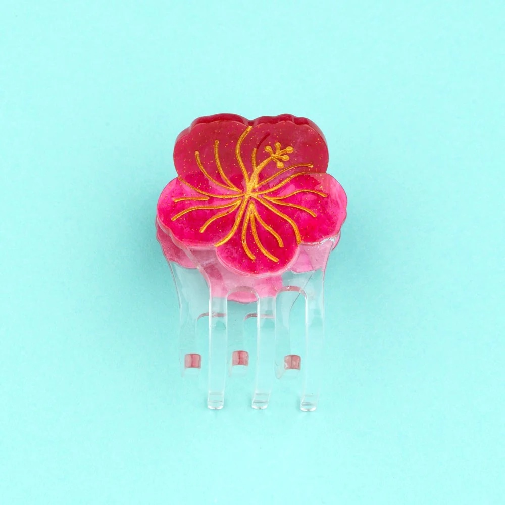 HIBISCUS MINI HAIR CLAW｜Coucou Suzette