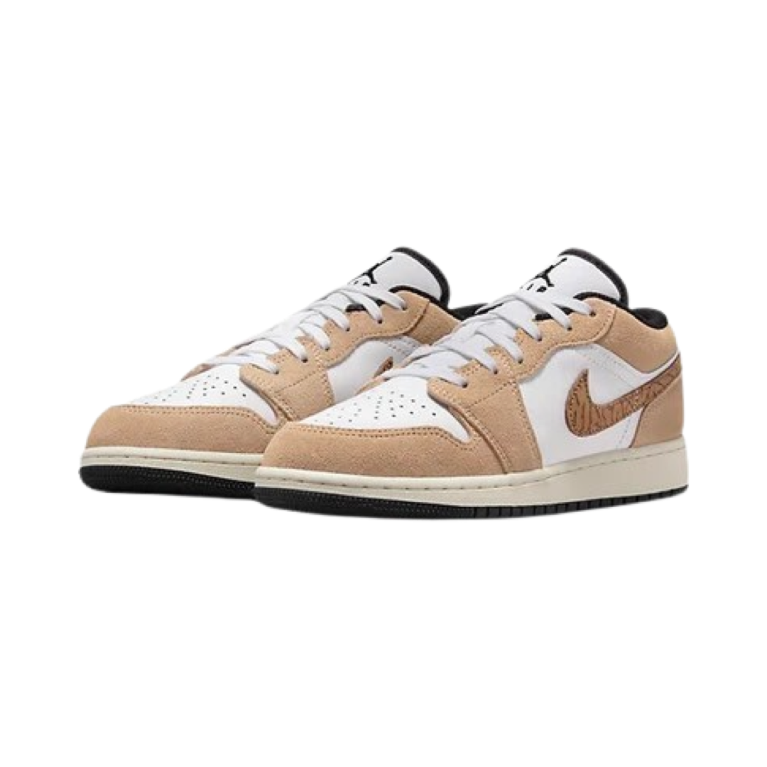 [In-Stock] Air Jordan 1 Low SE Brown Elephant (GS) DZ5368-201