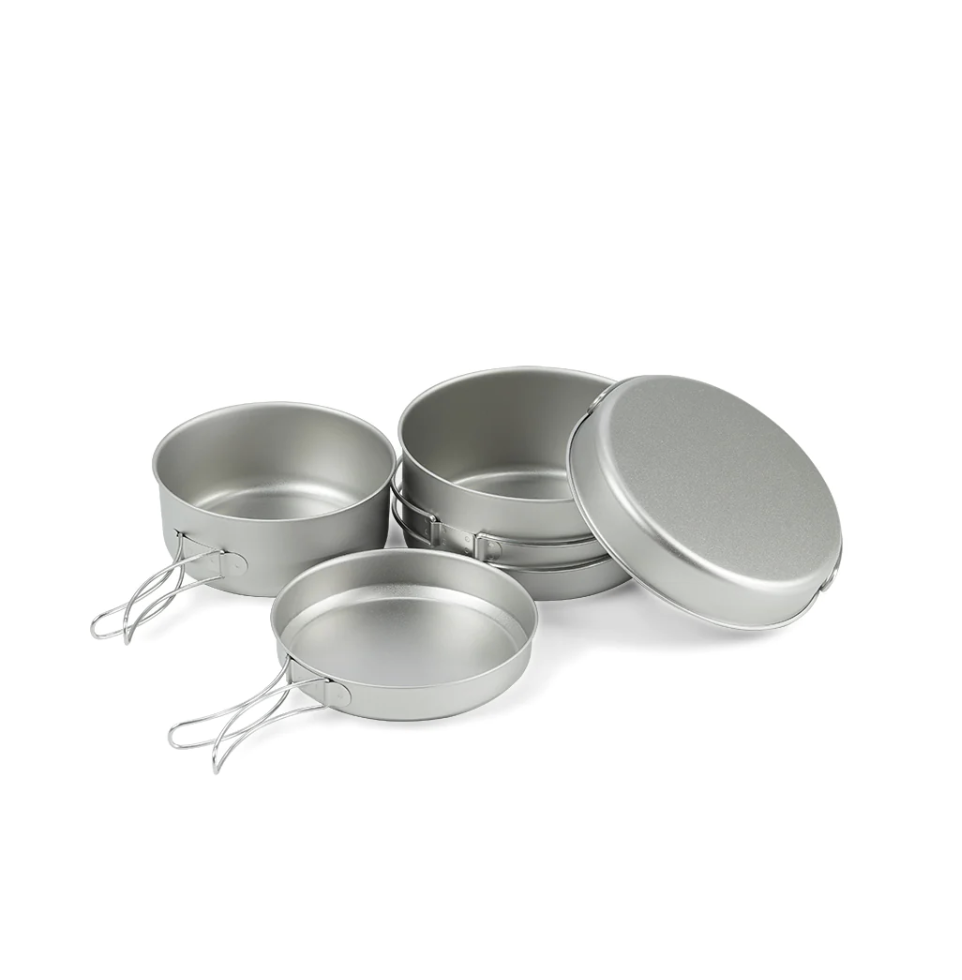 Belmont BM-037 4pc Titanium Cooker (M) 四件裝鈦鍋組合連收納袋(M)