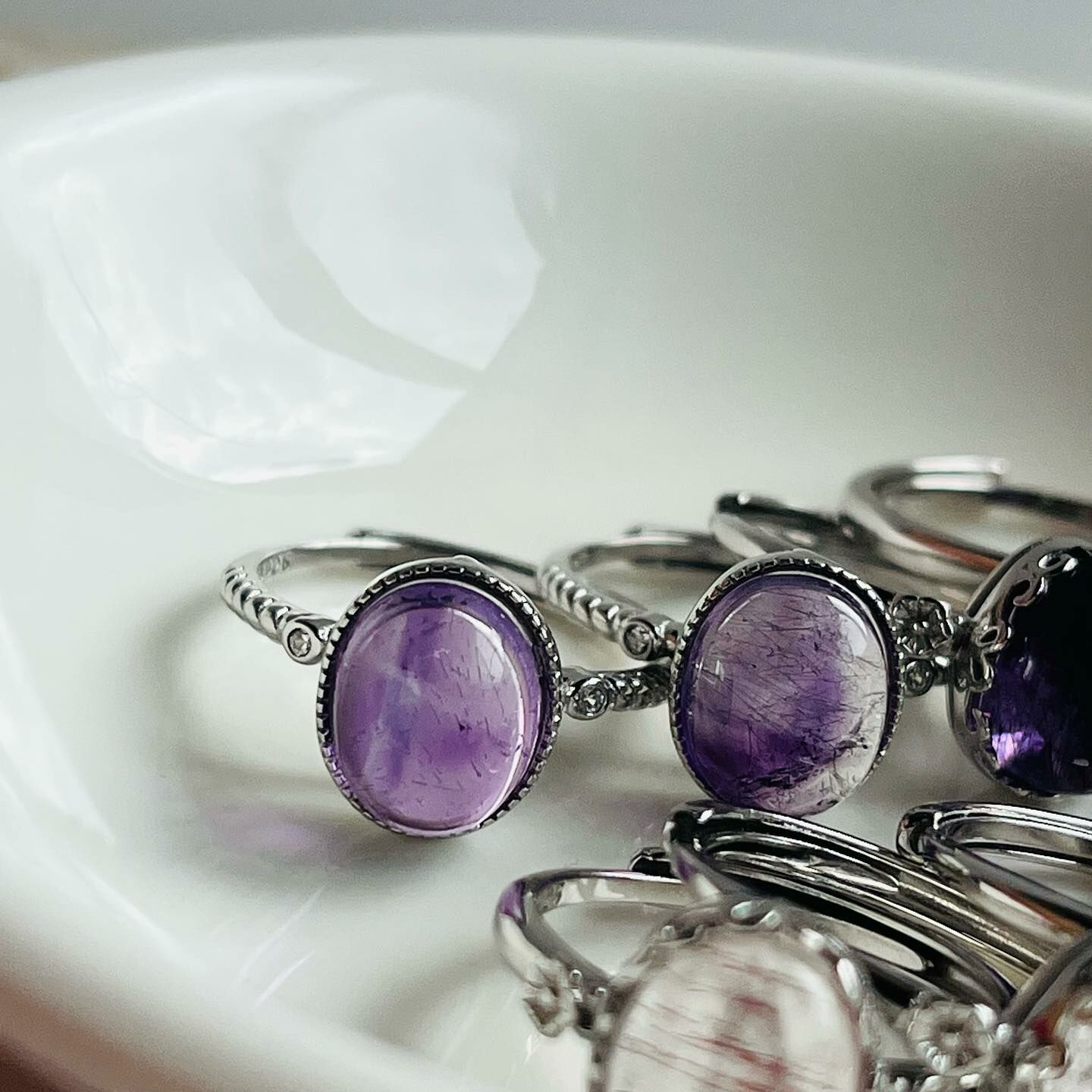 [原石]  超七水晶戒指（材質：925銀）